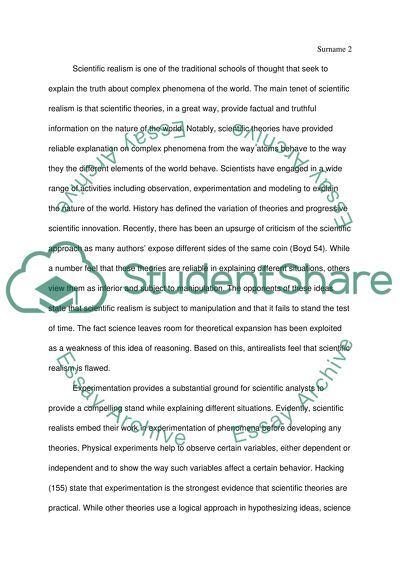 The Logical Nature of Scientific Realism