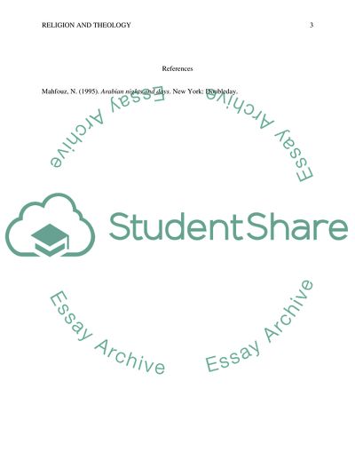 Arabian Nights and Days Written by Naguib Mahfouz