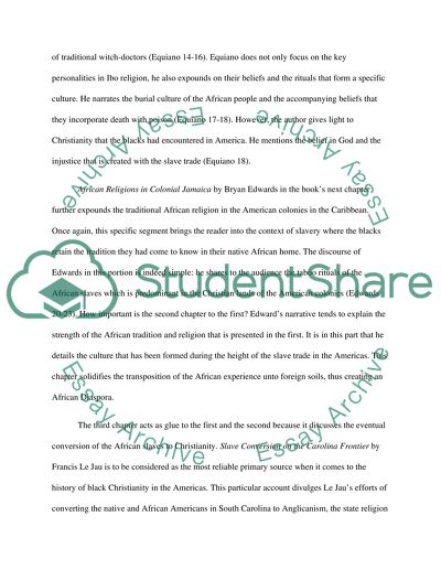 The Origins of African-American Christianity