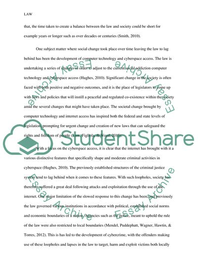 The Law and Aspects in the Society