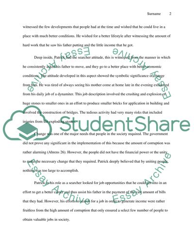 The Searcher in Skin of a Lion