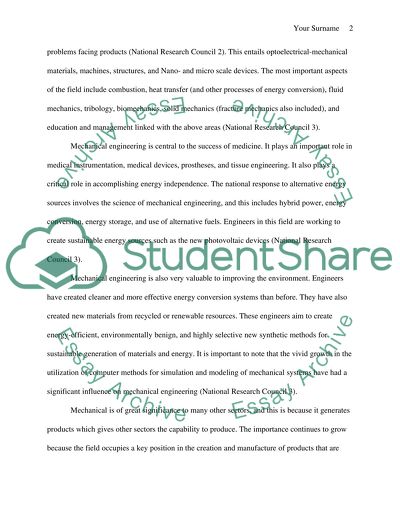 Mechanical Engineering