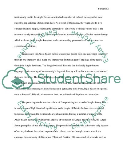 Using Beowulf in the Secondary Education Classroom