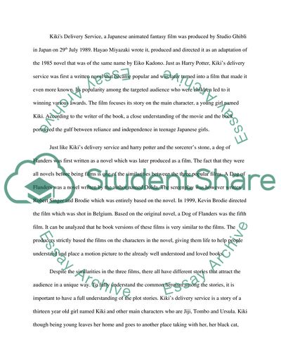 Japanese and American Films