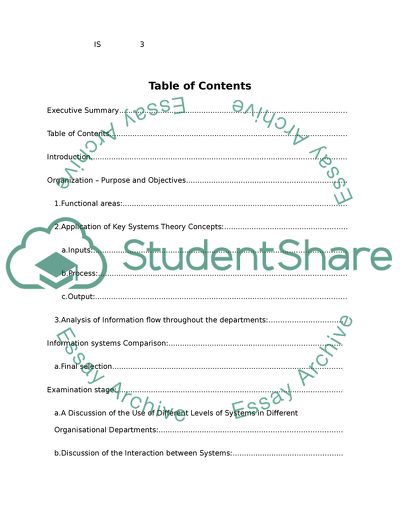 Functional Components of the Business and the Information Needs of Bright Systems Limited