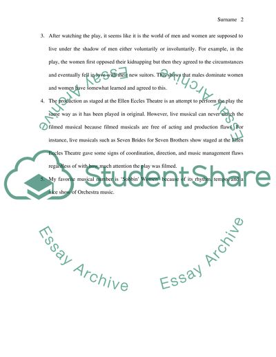 Seven brides of seven brothers