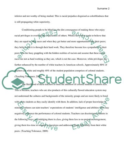 Ethnic sociological issue of Advantages and Disadvantages in the educational system