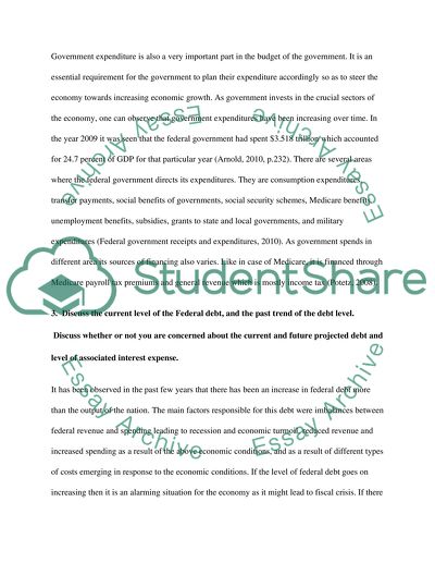 Fiscal Policy: Government Expenditures and Revenues, Budget, National Debt