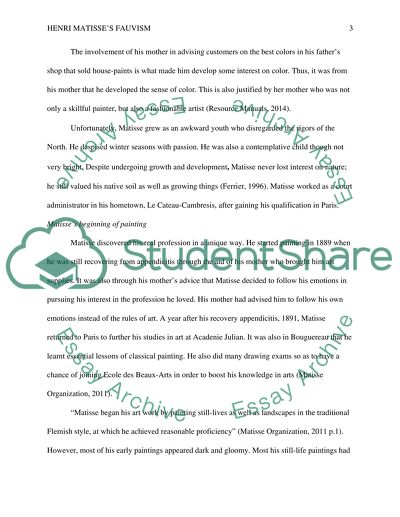 Henri Matisses Fauvism