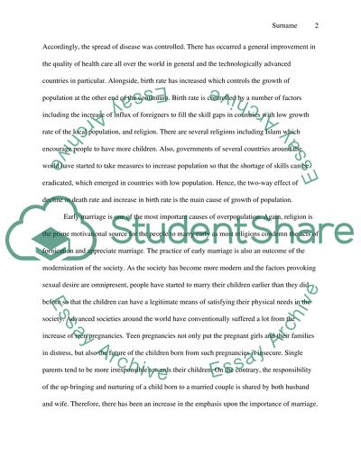 essay on overpopulation in 250 words pdf