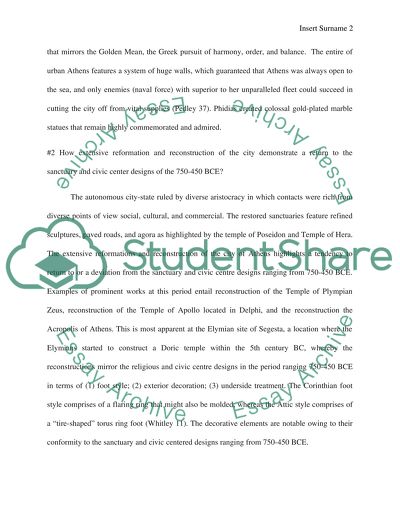 Art and Architecture in 5th Century Athens