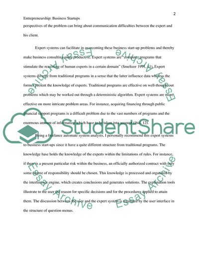 Entrepreneurship: Business Startups