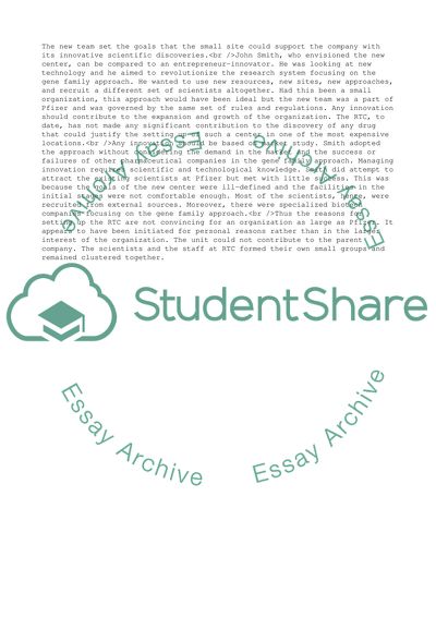 Building an Innovation Center