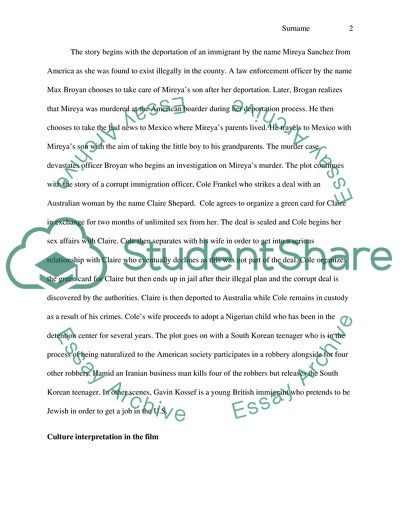 The Film Crossing Over about Cultural Diversity in the America