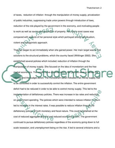 What criticisms can be made of Margaret Thatchers policies as Prime Minister