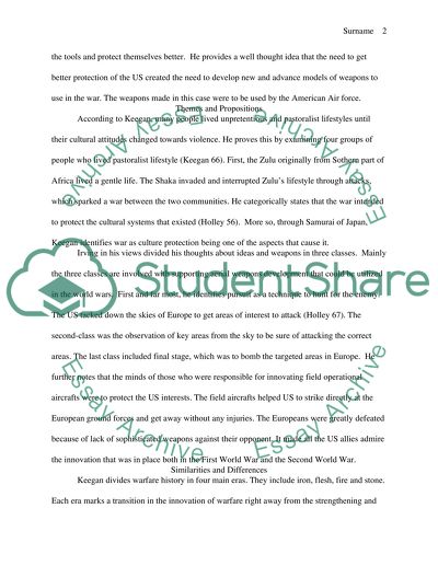 Book Analysis of Ideas and Weapons by Irving Brington Holley