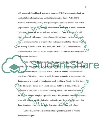Personhood, Rationality and Morality According to Parfit