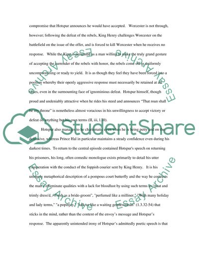 Henvy IV and Honorable Rebellion