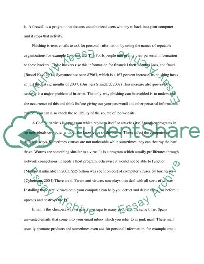 Security Is a Major Problem with the Internet