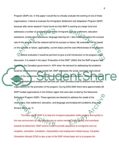 Emigration Settlement and Adaptation Program