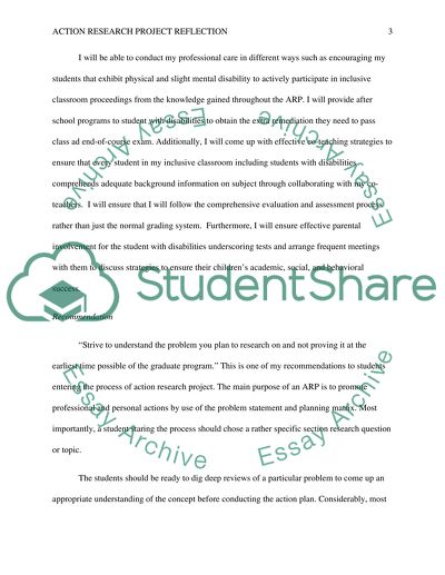 Action Research Project