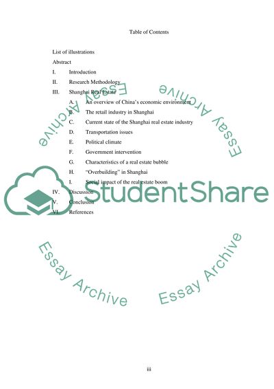 Shanghai Commercial Real Estate Market Is there a Bubble under Prosperity