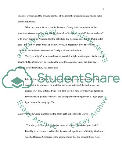 Importance of Vision and Blindness in The Great Gatsby