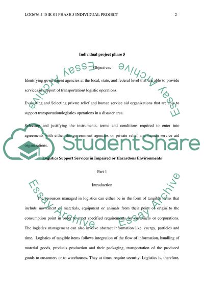 Logistics Support Services