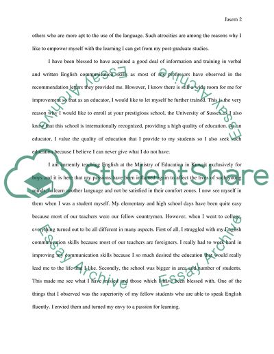 Statement of purpose 2