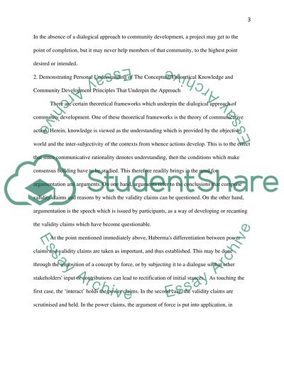 Analysis of Community Practice