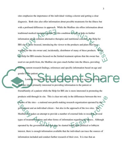 Comparison of Two Medical Sites
