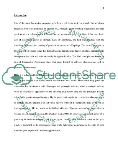 Dihybrid Cross and Chi Square