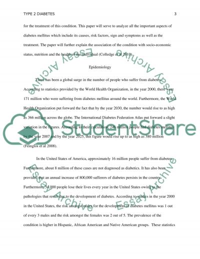 Research paper on diabetes