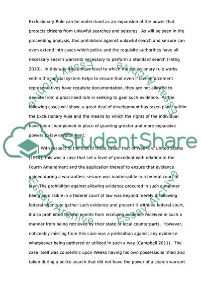 Case Study-Police and the Law