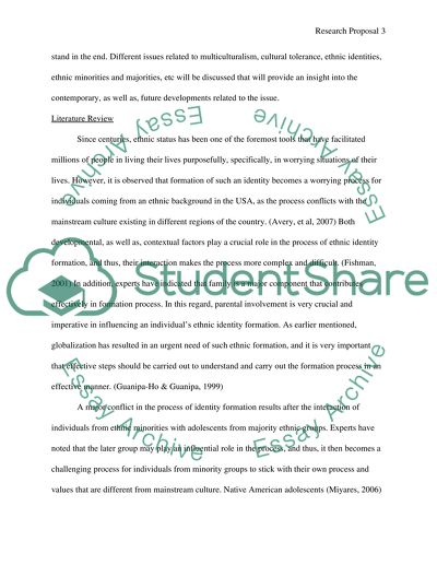 Formation Process of Ethnic Identities