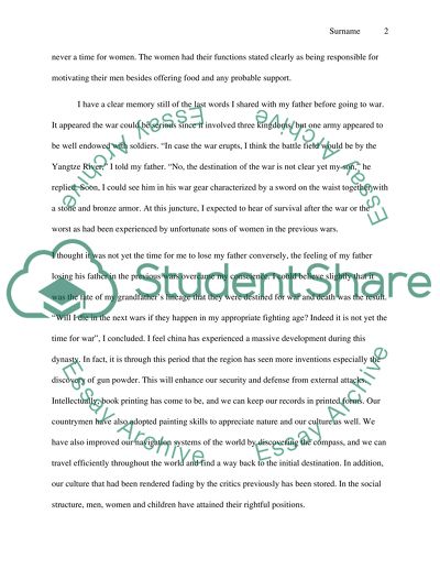 Fictional Story on the Song Dynasty