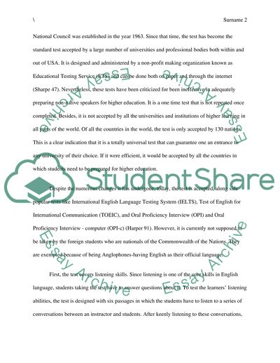 International Exams for English Learners