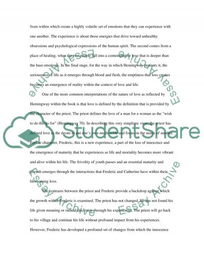 a farewell to armsmodern tragedy essay a farewell to armsmodern tragedy essay