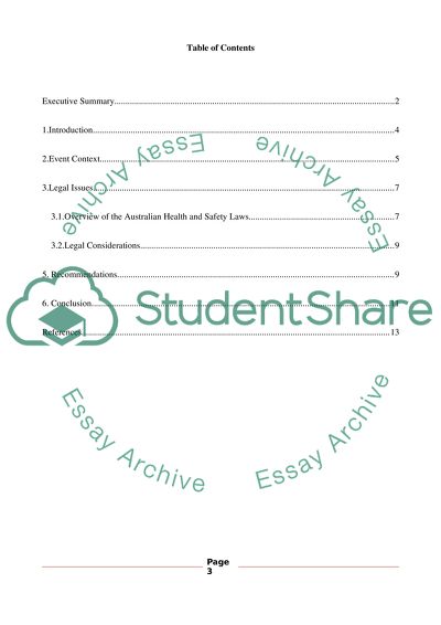 Overview of the Australian Health and Safety Laws