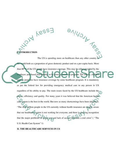 The American health care need to be reformed