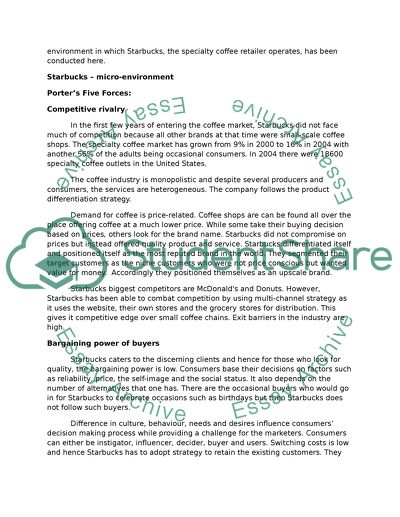 Marketing dicision- micro/macroenvironment