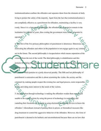 Law Writing Assignment: Corrections