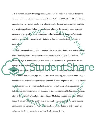 Organizational Communication and Culture