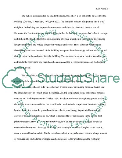 North Street Primary School Upgrade Proposal
