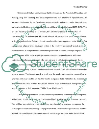 Obama Administration Position