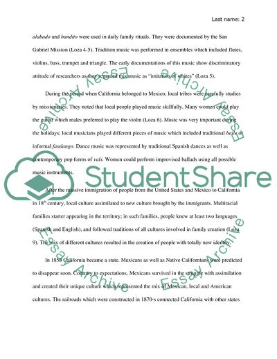 Mexican Music in California