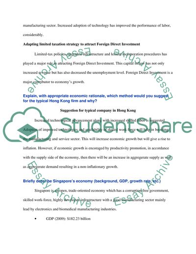 Hong Kongs Economy - Background, GDP, Growth Rate