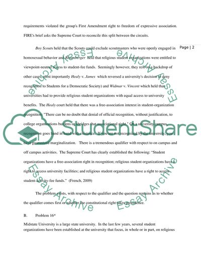 The Problems in the Association of Black Students