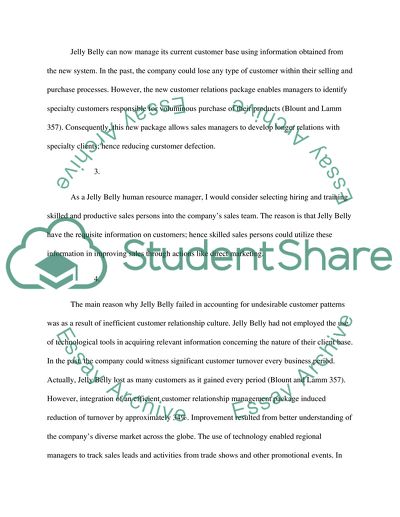 Analysis of Jelly Belly Candy Company