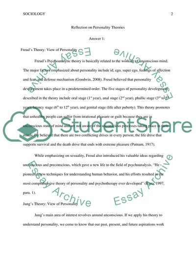 Reflection on Personality Theories